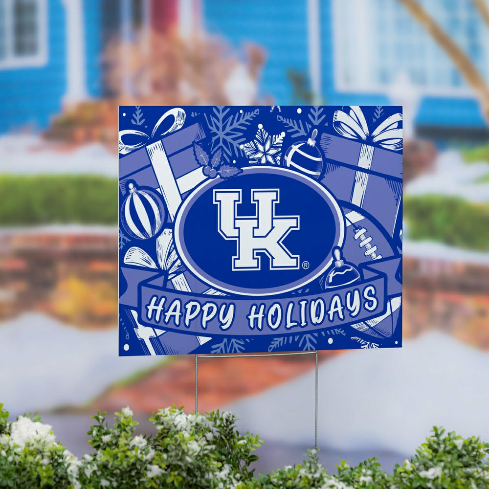 University of Kentucky Yard Sign, Holiday - Collegiate Home
