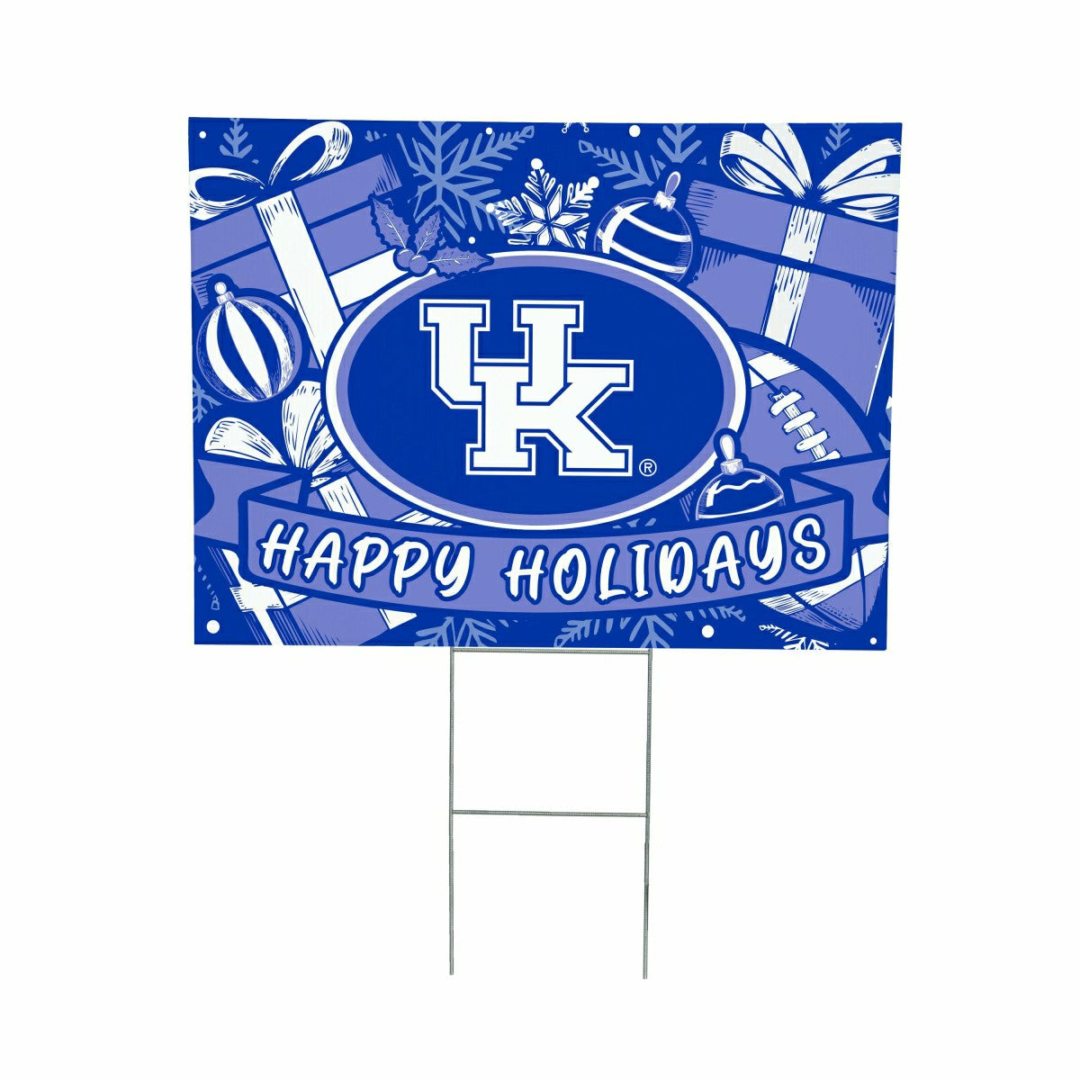 University of Kentucky Yard Sign, Holiday - Collegiate Home