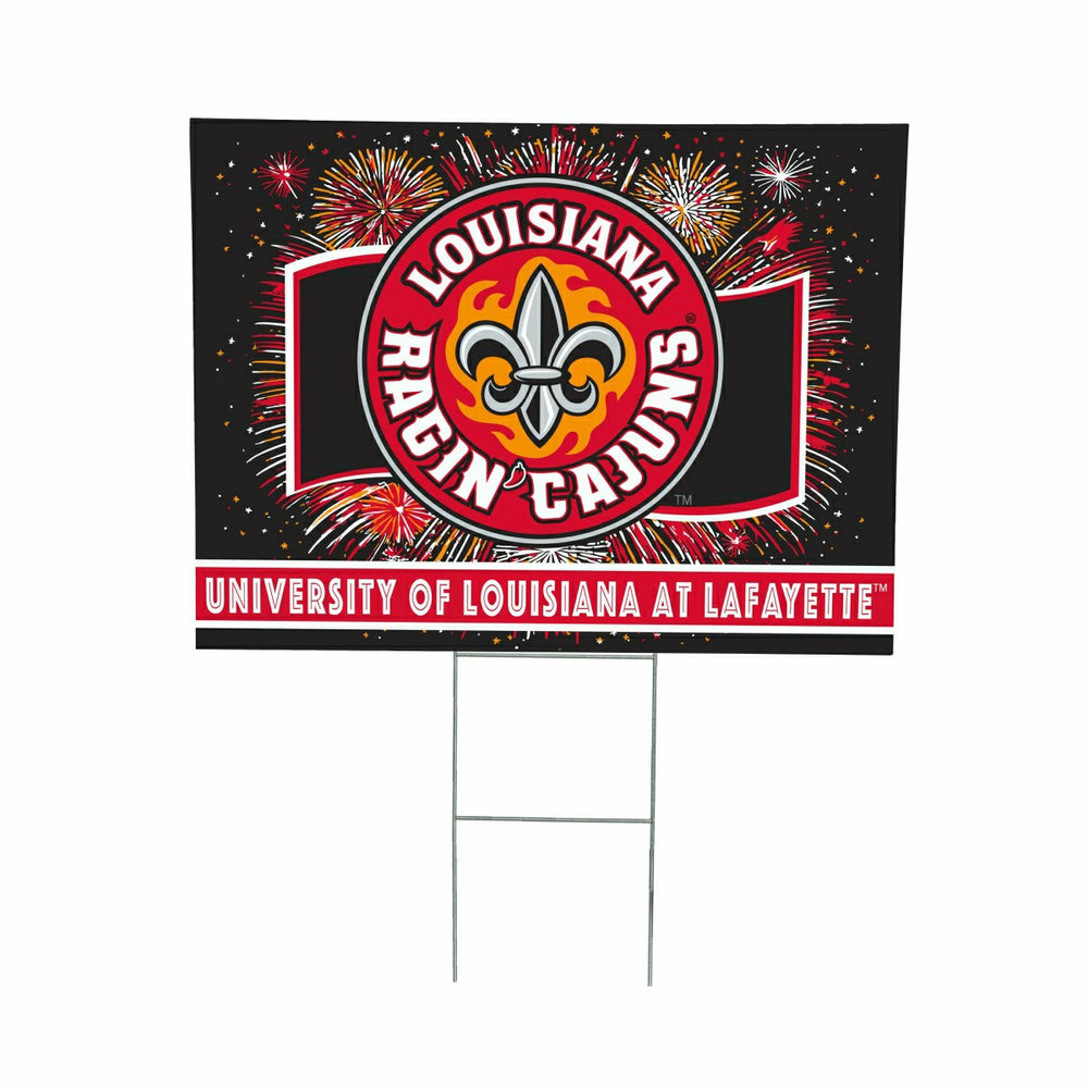University of Louisiana at Lafayette Yard Sign, Patriotic - Collegiate Home