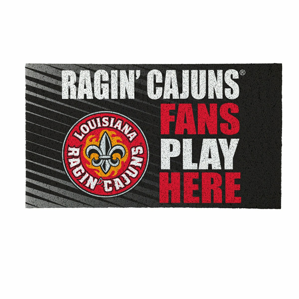 University of Louisiana-Lafayette Fan Mat, 28"x16" - Collegiate