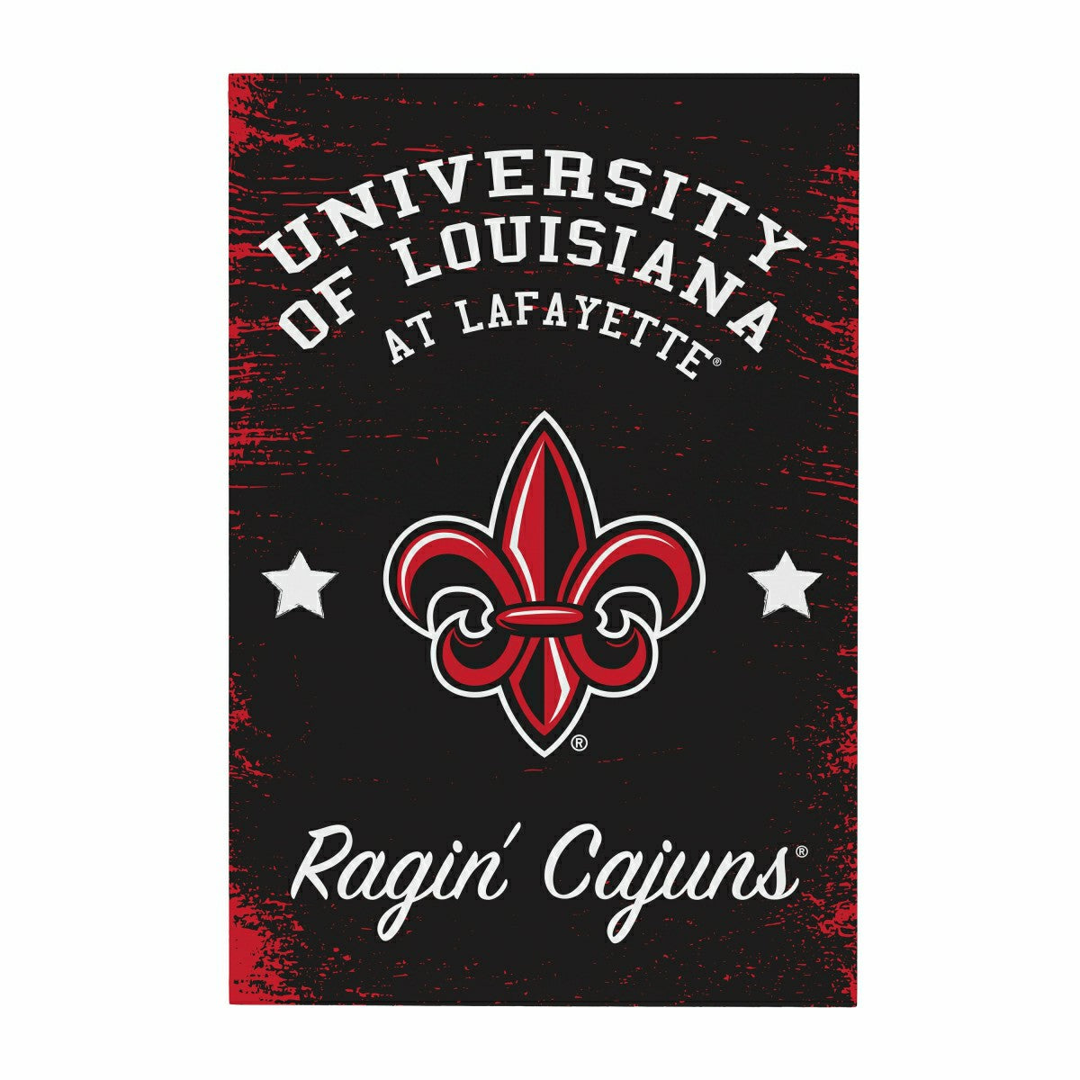 Louisiana at Lafayette University Wood Wall Sign, 16x24 - Collegiate Home