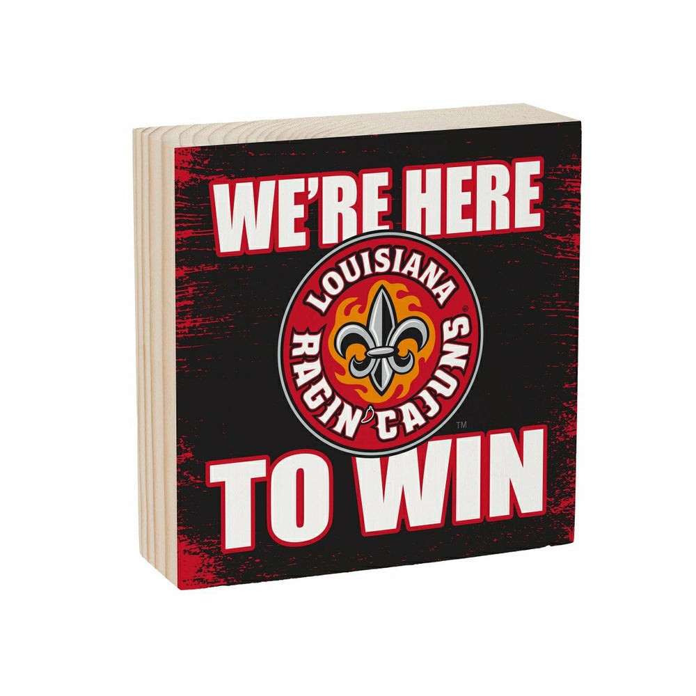 Louisiana at Lafayette University Plock, Down Home Fans, 6x6 - Collegiate Home