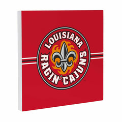 Louisiana at Lafayette University Wood Wall Sign, 12x12 - Collegiate Home