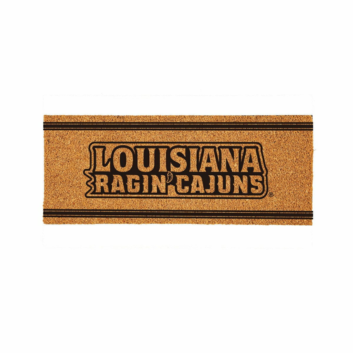 Louisiana at Lafayette University Extra Large One Color Coir Mat, 60"x - Collegiate