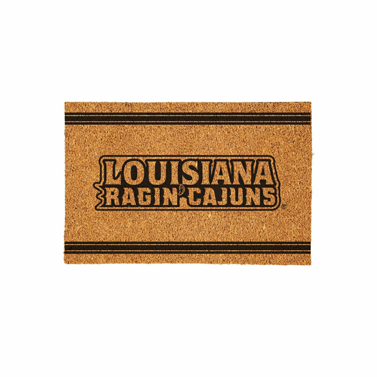 Louisiana at Lafayette University Large One Color Coir Mat, 36"x24" - Collegiate