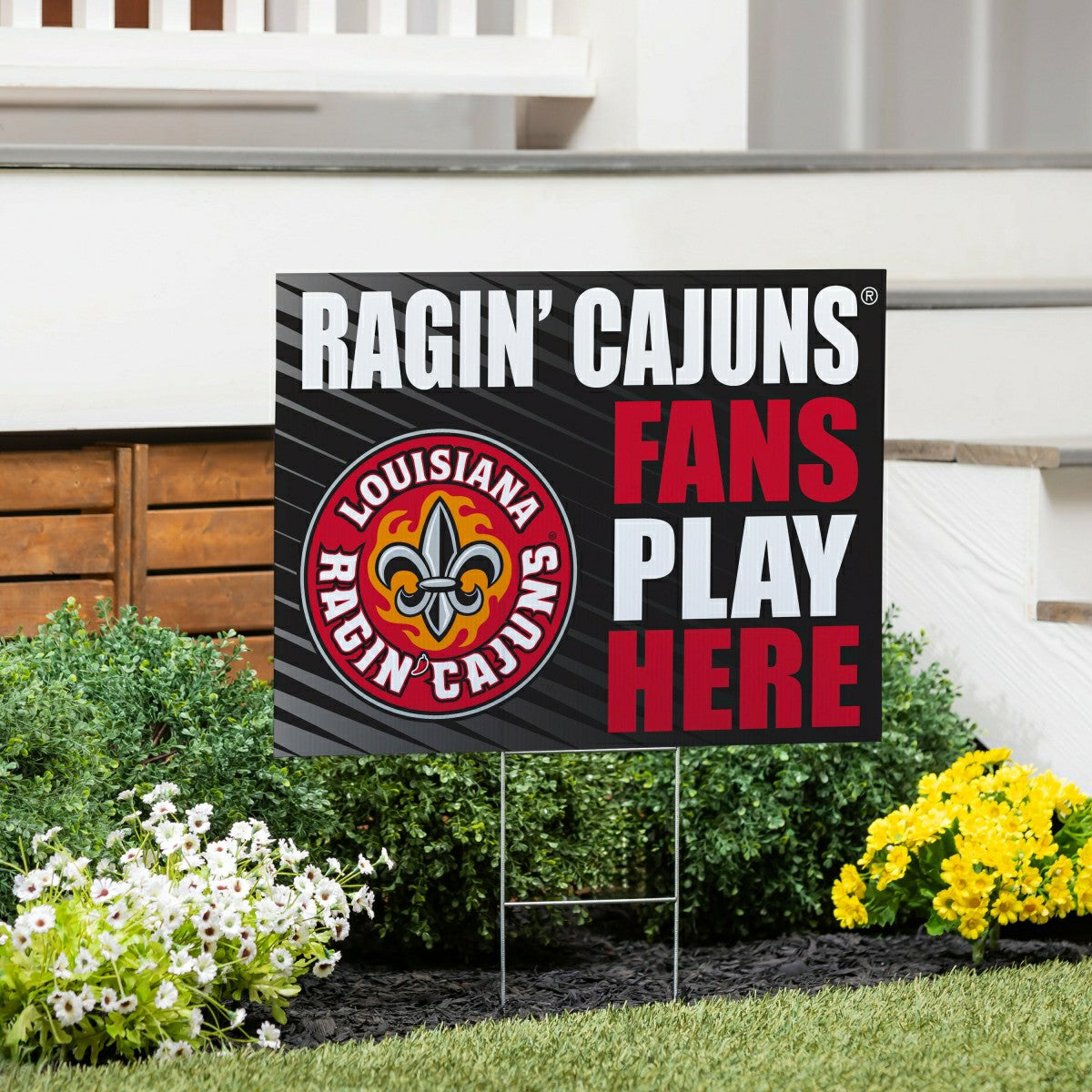 Louisiana at Lafayette University Coroplast Yard Sign "Fans Play Here" - Collegiate Home