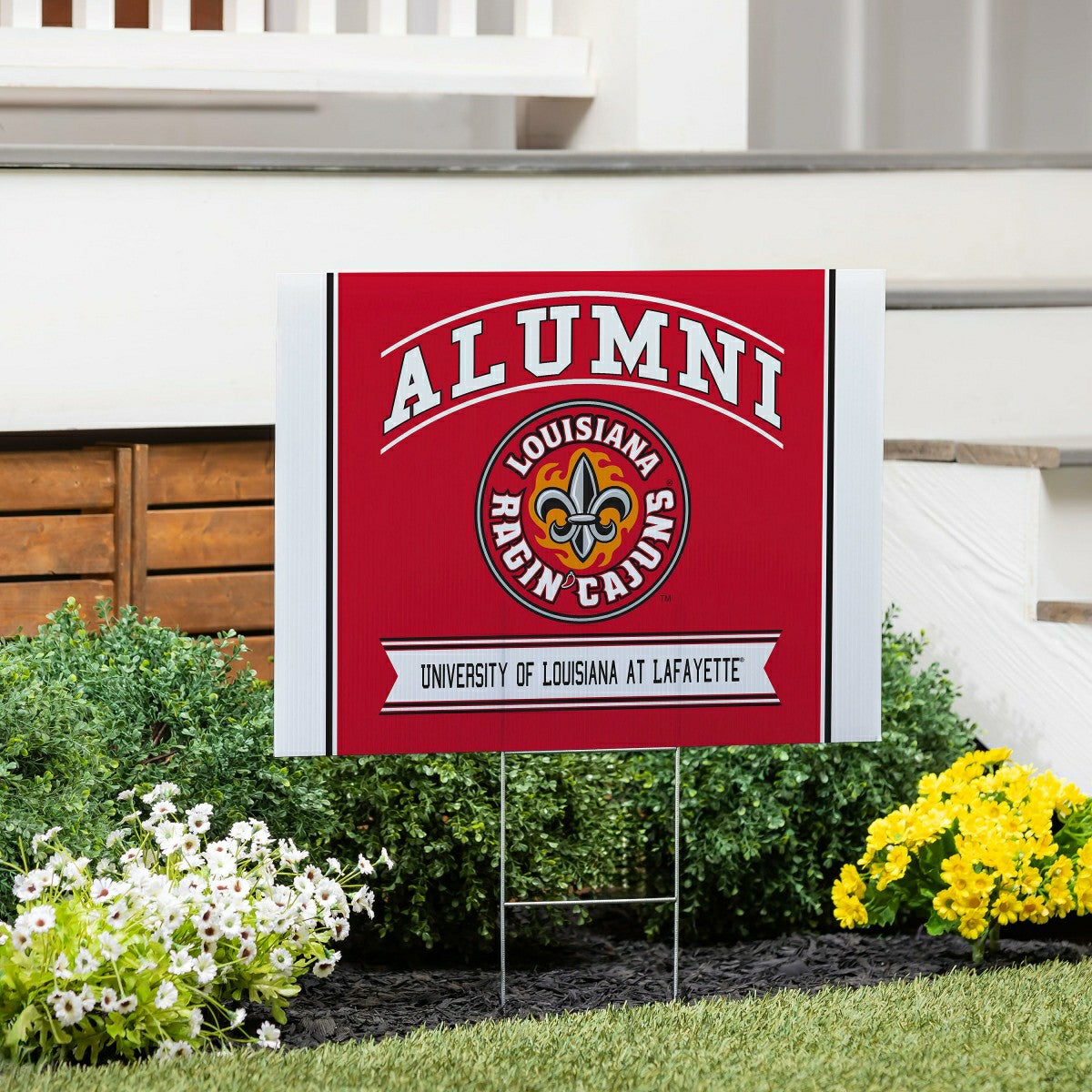 Louisiana at Lafayette University Coroplast Yard Sign Alumni - Collegiate Home