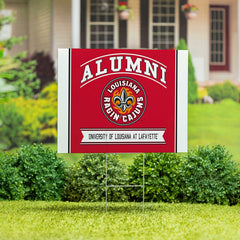 Louisiana at Lafayette University Coroplast Yard Sign Alumni - Collegiate Home