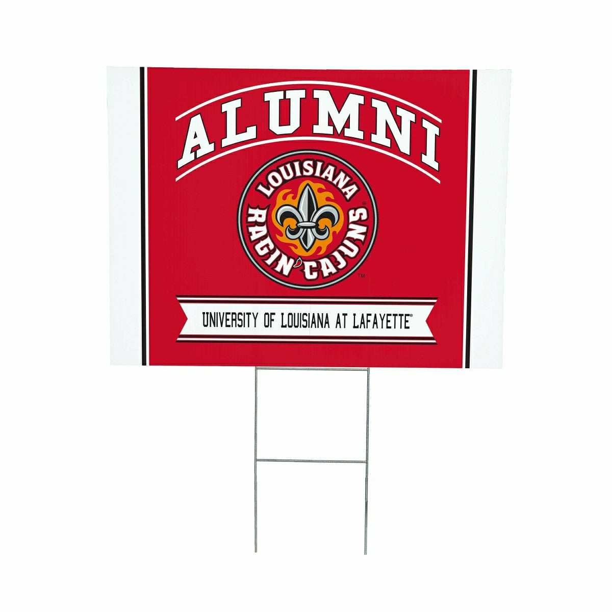 Louisiana at Lafayette University Coroplast Yard Sign Alumni - Collegiate Home