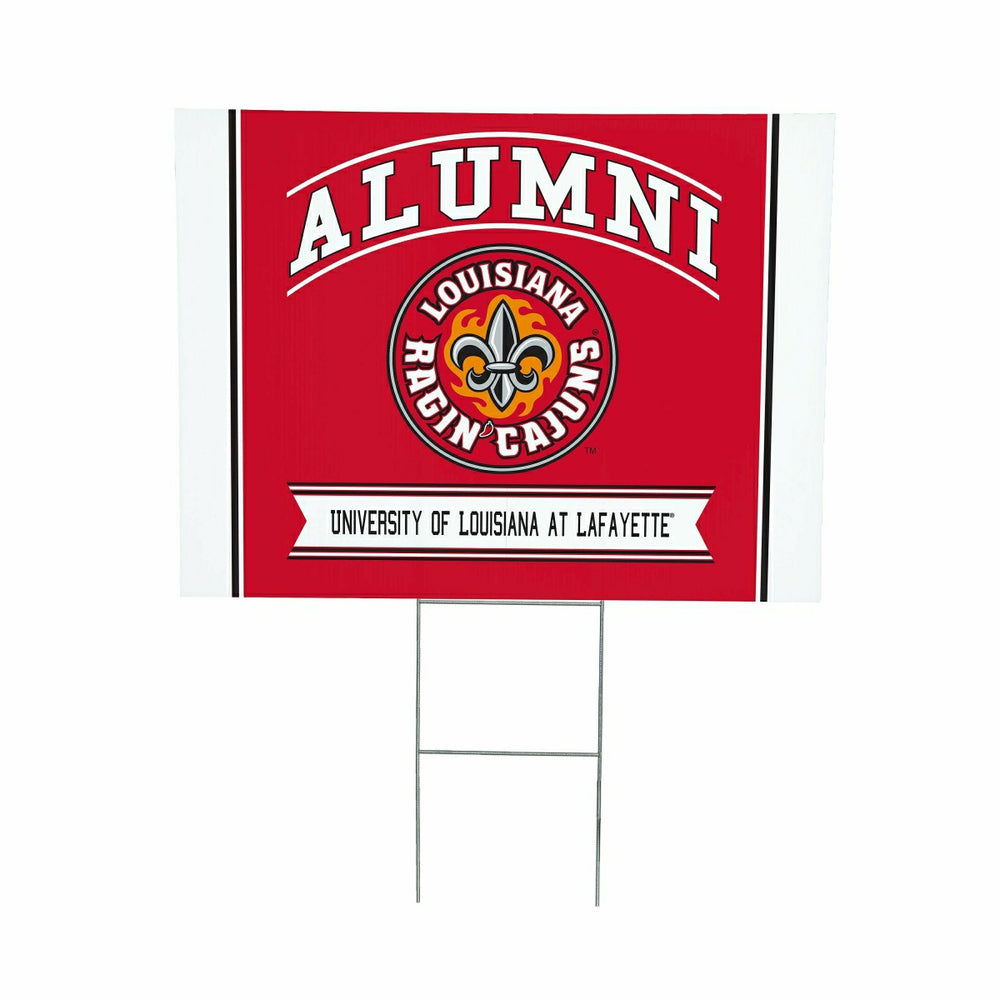 Louisiana at Lafayette University Coroplast Yard Sign Alumni - Collegiate Home
