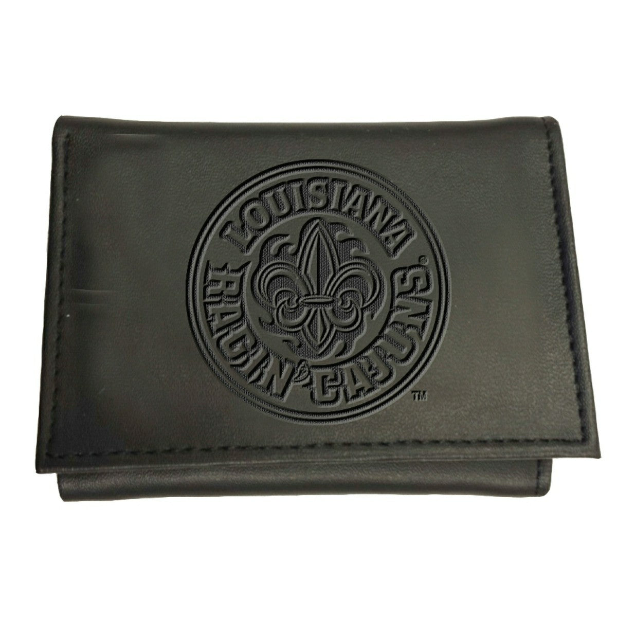 University of Louisiana at Lafayette, Tri-Fold Wallet, Black - Collegiate Home