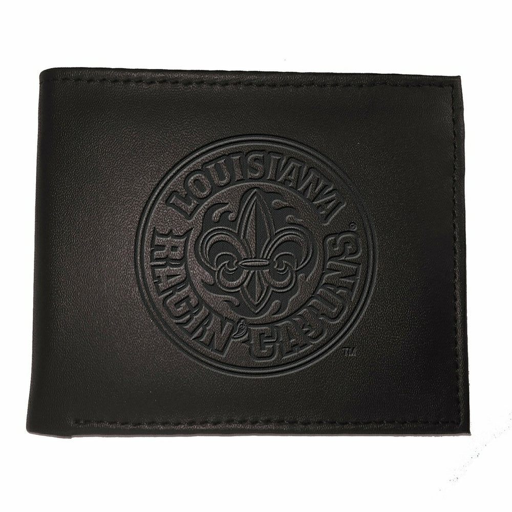 University of Louisiana at Lafayette, Bi-Fold Wallet, Black - Collegiate Home