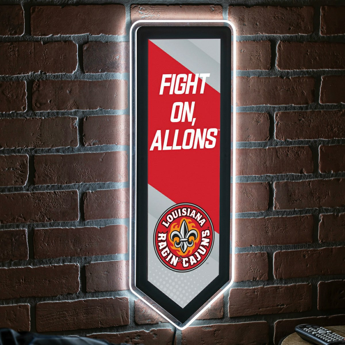 LED Wall Decor, Pennant, University of Louisiana-Lafayette - Collegiate Home