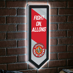 LED Wall Decor, Pennant, University of Louisiana-Lafayette - Collegiate Home