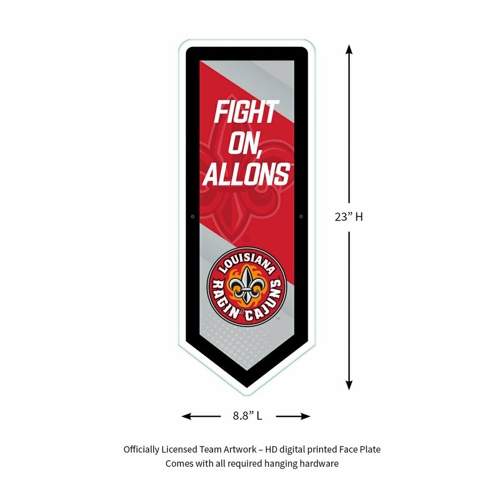 LED Wall Decor, Pennant, University of Louisiana-Lafayette - Collegiate Home