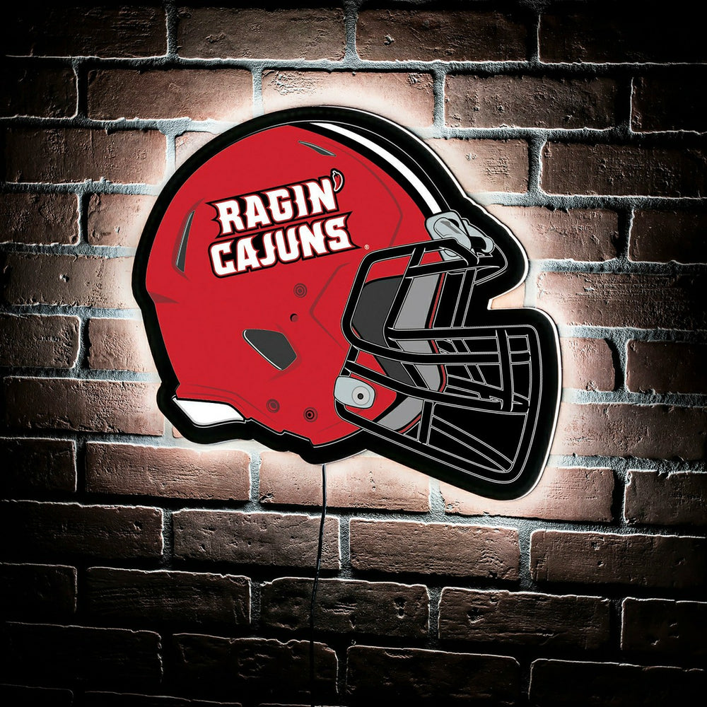 LED Wall Decor, Helmet, University of Louisiana-Lafayette - Collegiate Home