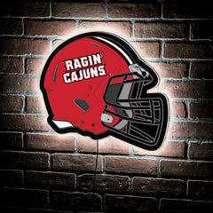 LED Wall Decor, Helmet, University of Louisiana-Lafayette - Collegiate Home