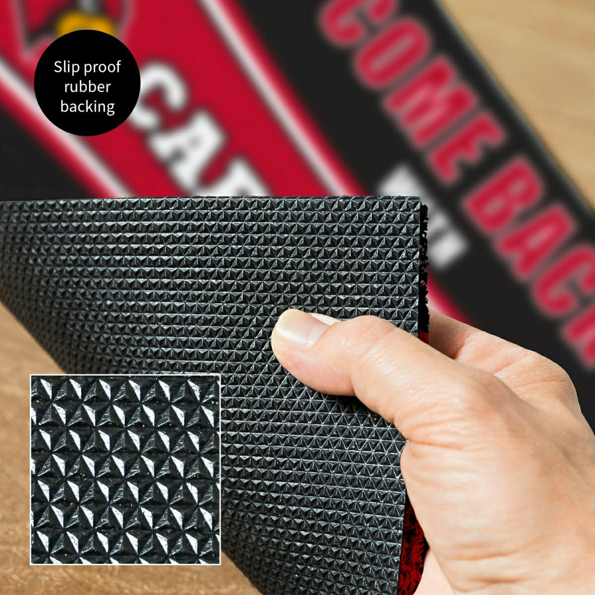 28" x 16" PVC Trapper Mat, Come Back with Tickets, University of Louis - Collegiate