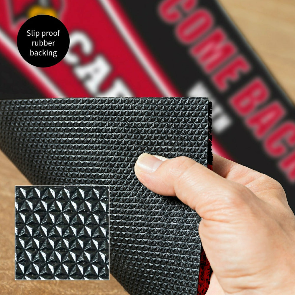28" x 16" PVC Trapper Mat, Come Back with Tickets, University of Louis - Collegiate