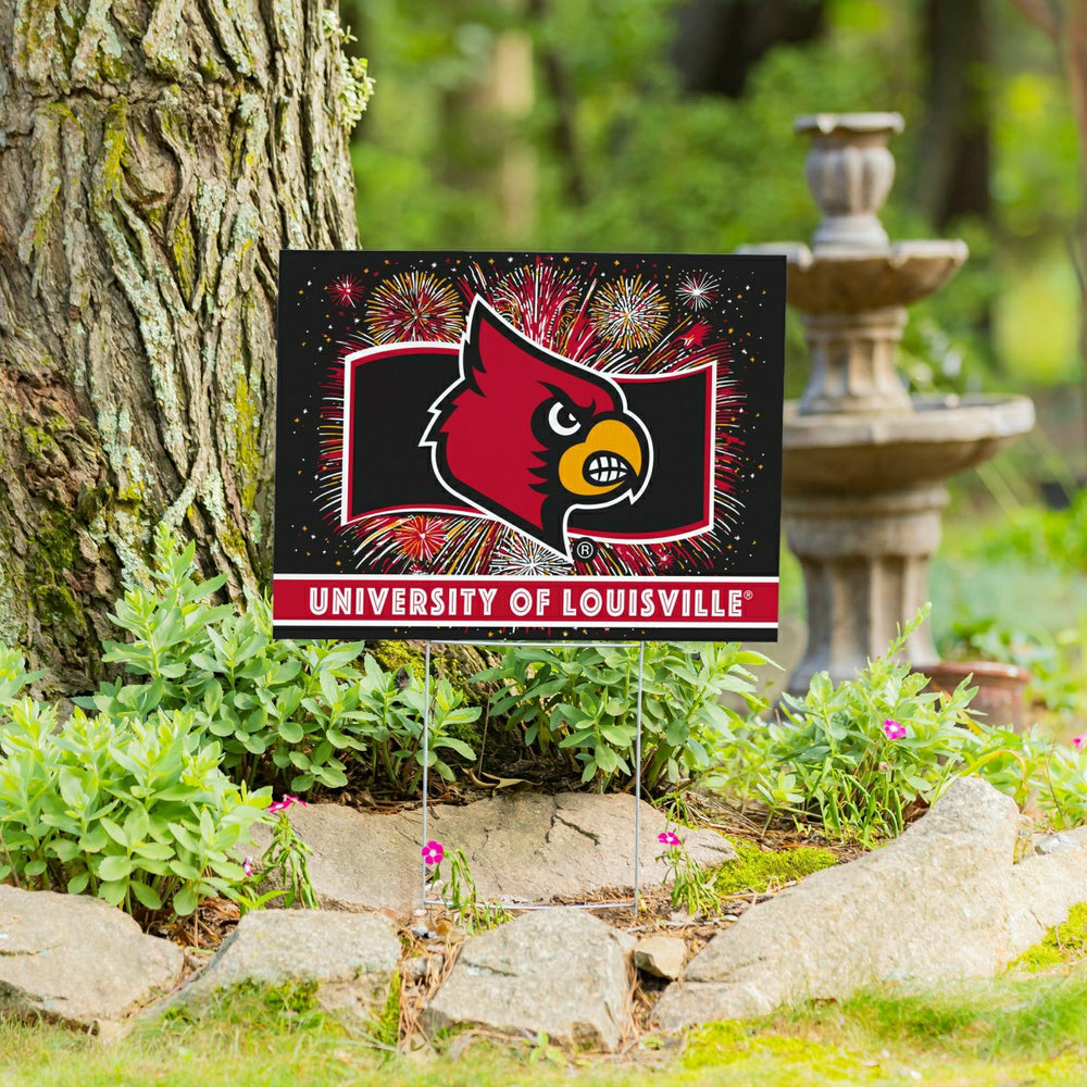 University of Louisville Yard Sign, Patriotic - Collegiate Home