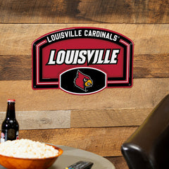 University of Louisville USA Embossed Steel Wall Sign, 11" x 17" - Collegiate Home