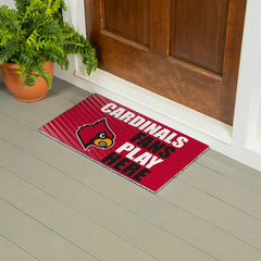 University of Louisville Fan Mat, 28"x16" - Collegiate