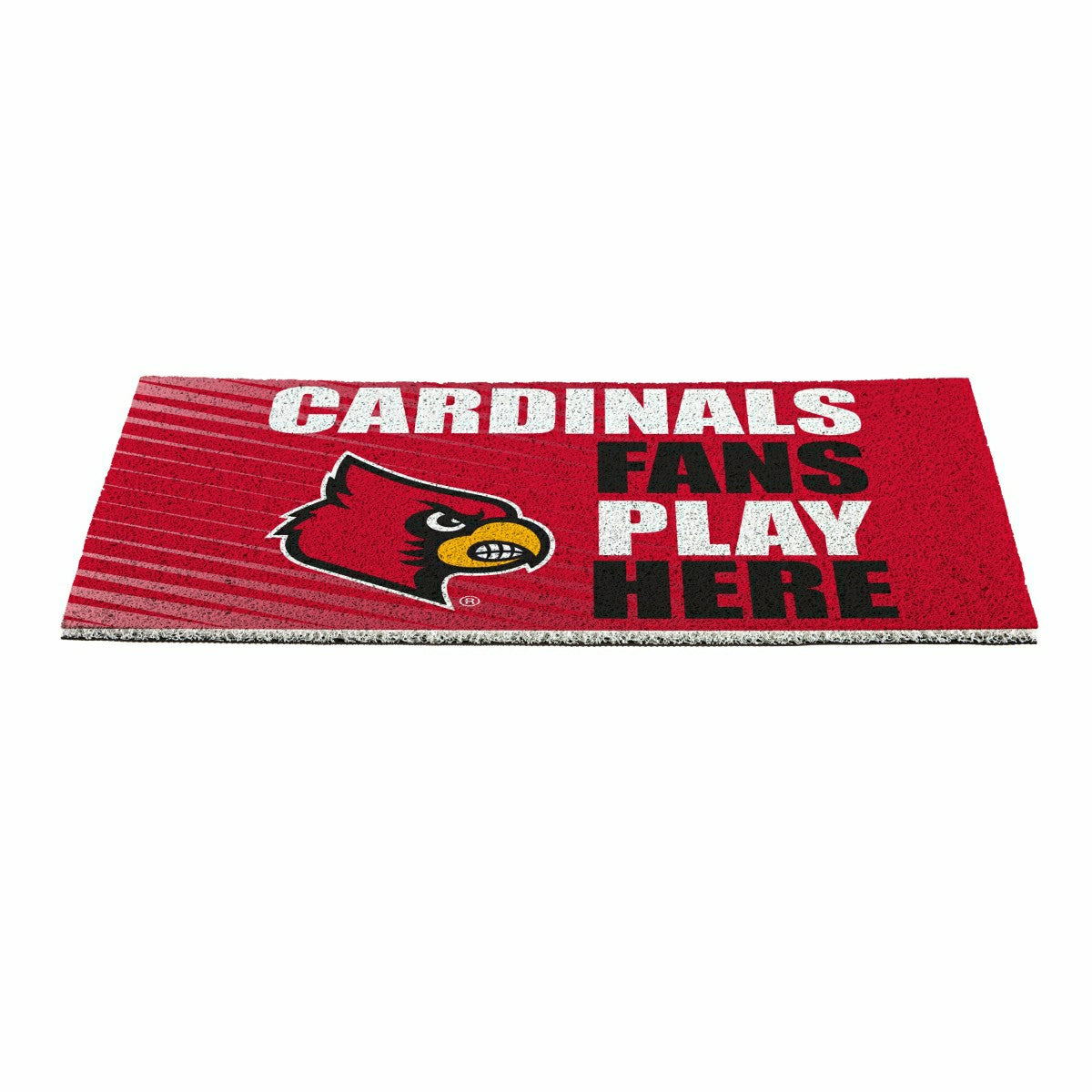 University of Louisville Fan Mat, 28"x16" - Collegiate
