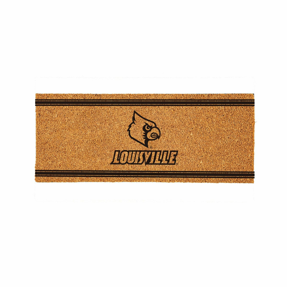 University of Louisville Extra Large One Color Coir Mat, 60"x24" - Collegiate