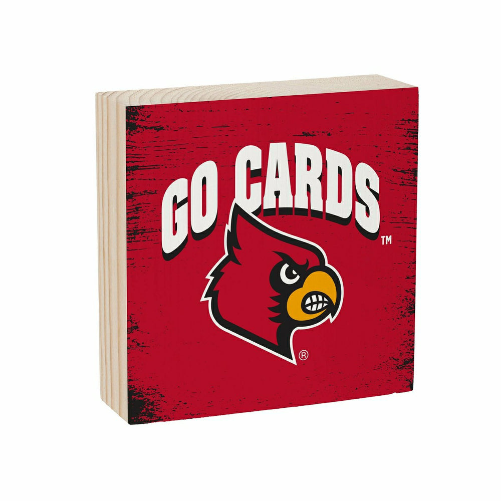 University of Louisville Plock, Down Home Fans, 6x6 - Collegiate Home