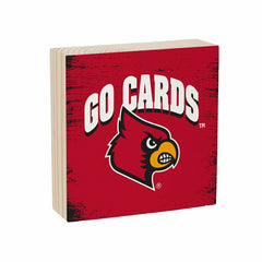 University of Louisville Plock, Down Home Fans, 6x6 - Collegiate Home