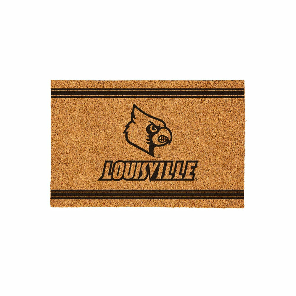 University of Louisville Large One Color Coir Mat, 36"x24" - Collegiate
