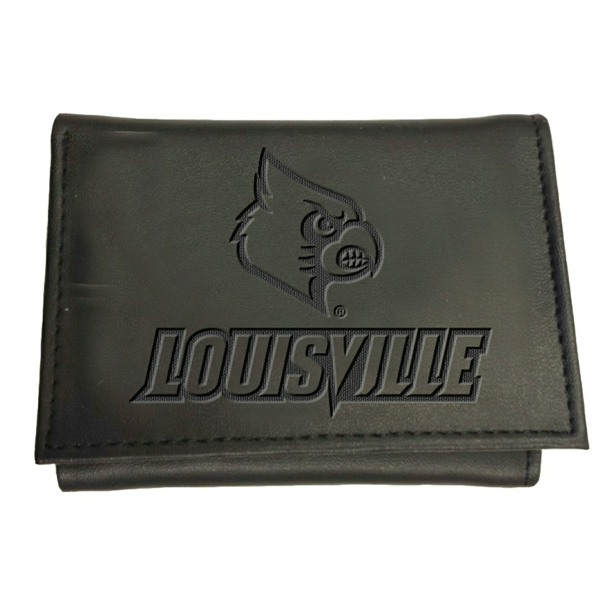 University of Louisville, Tri-Fold Wallet, Black - Collegiate Home