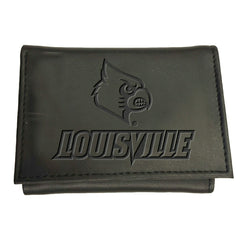 University of Louisville, Tri-Fold Wallet, Black - Collegiate Home