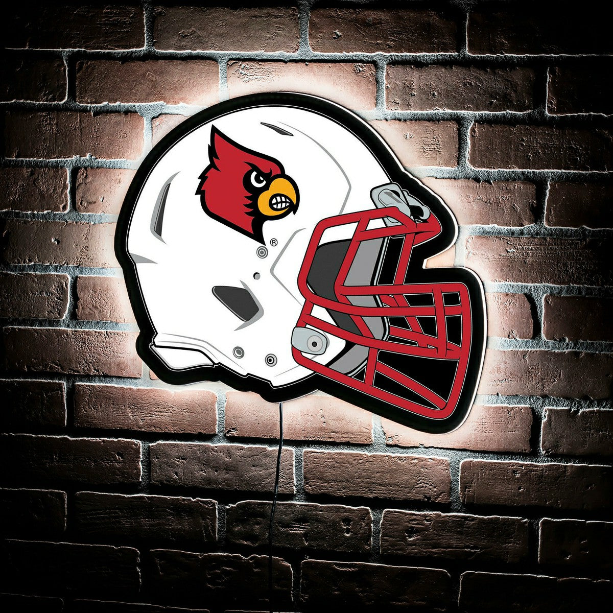 LED Wall Decor, Helmet, University of Louisville - Collegiate Home