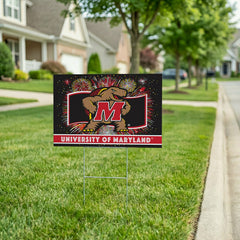 University of Maryland Yard Sign, Patriotic - Collegiate Home