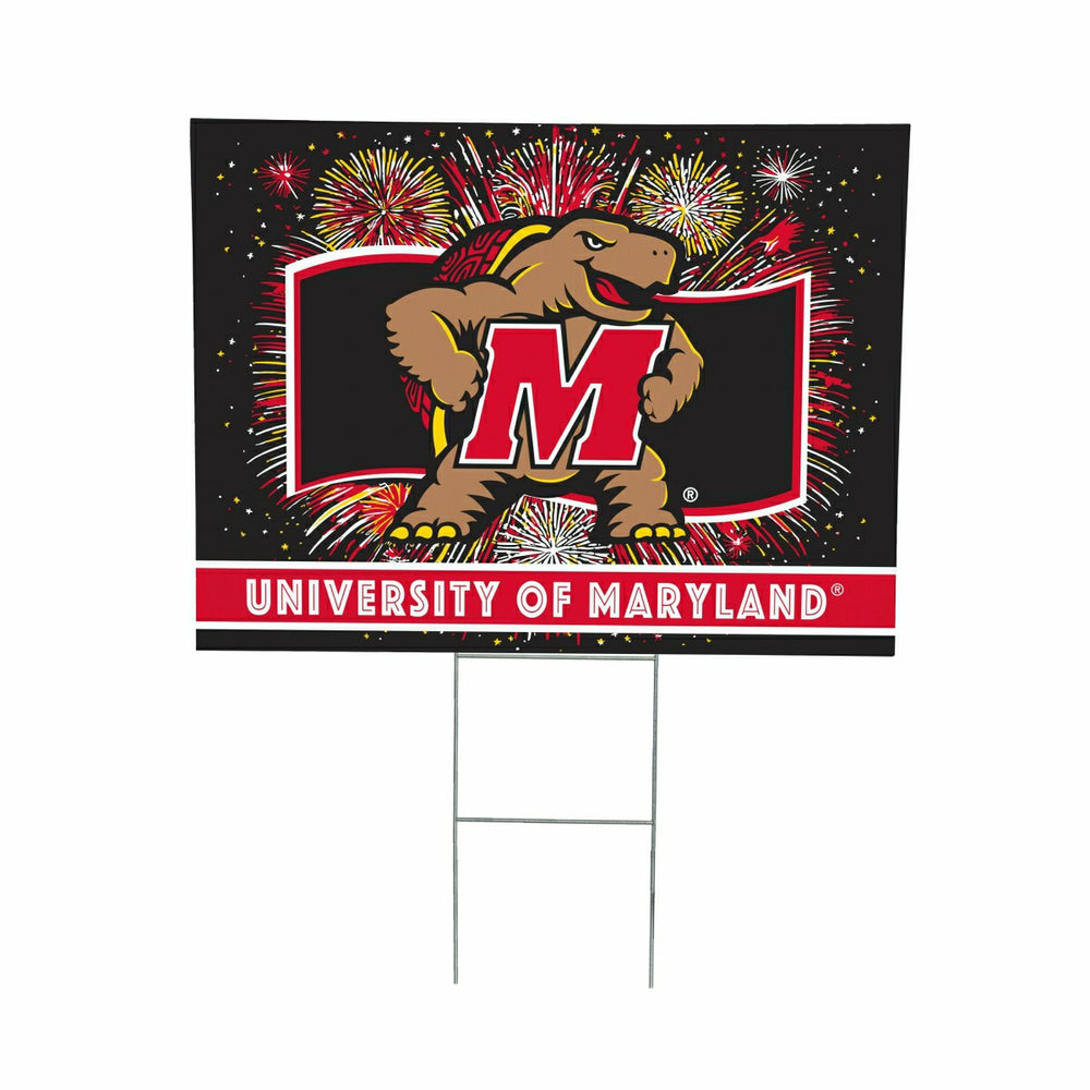 University of Maryland Yard Sign, Patriotic - Collegiate Home