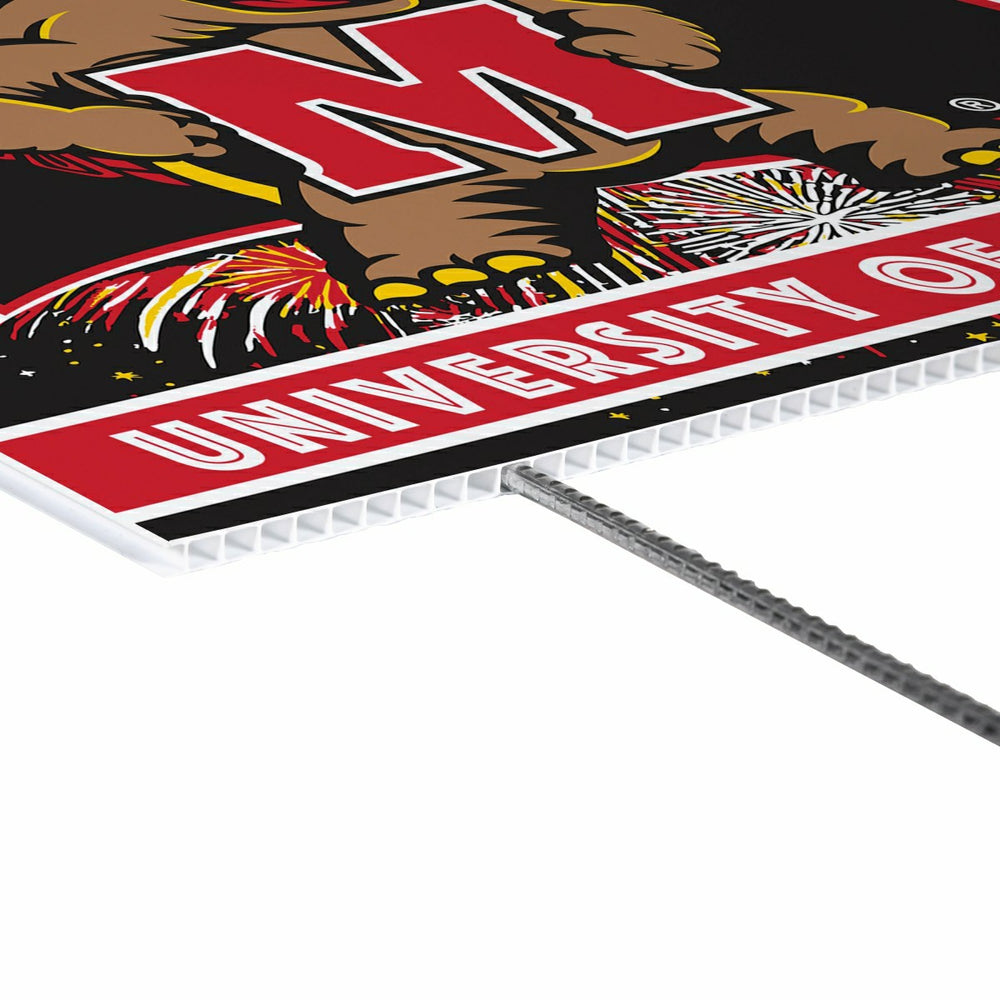 University of Maryland Yard Sign, Patriotic - Collegiate Home