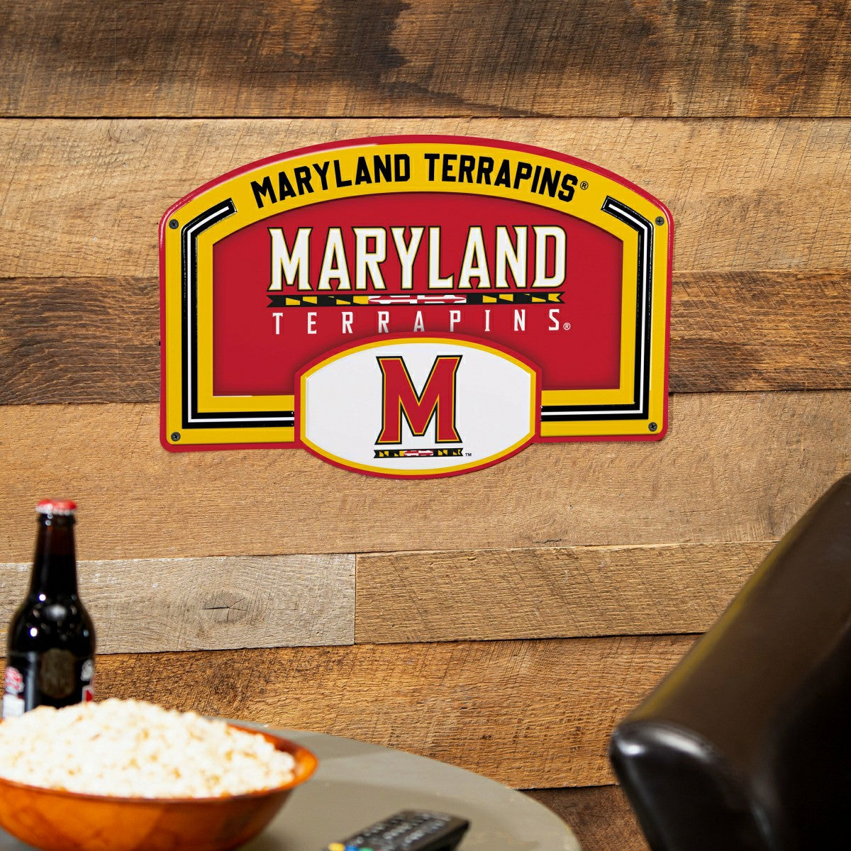 University of Maryland USA Embossed Steel Wall Sign, 11" x 17" - Collegiate Home