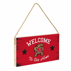 University of Maryland Wood Wall Sign, 6x11 - Collegiate Home