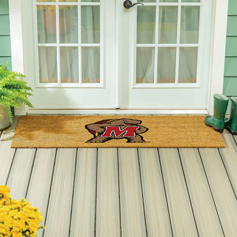 University of Maryland Extra Large Full Color Coir Mat, 60"x24" - Collegiate