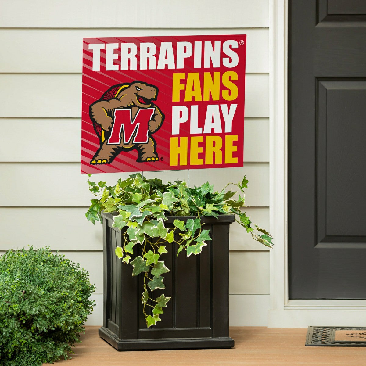 University of Maryland Coroplast Yard Sign "Fans Play Here" - Collegiate Home