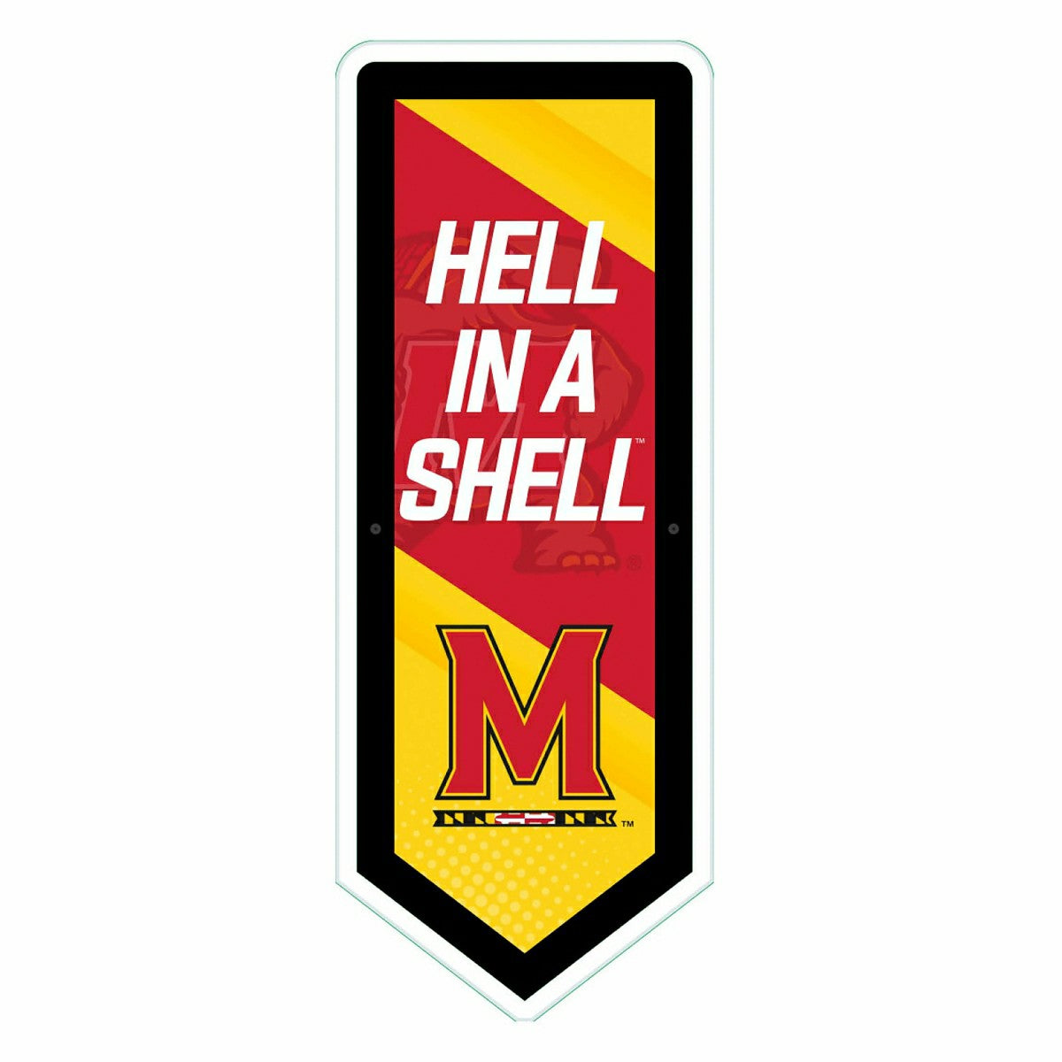 LED Wall Decor, Pennant, University of Maryland - Collegiate Home