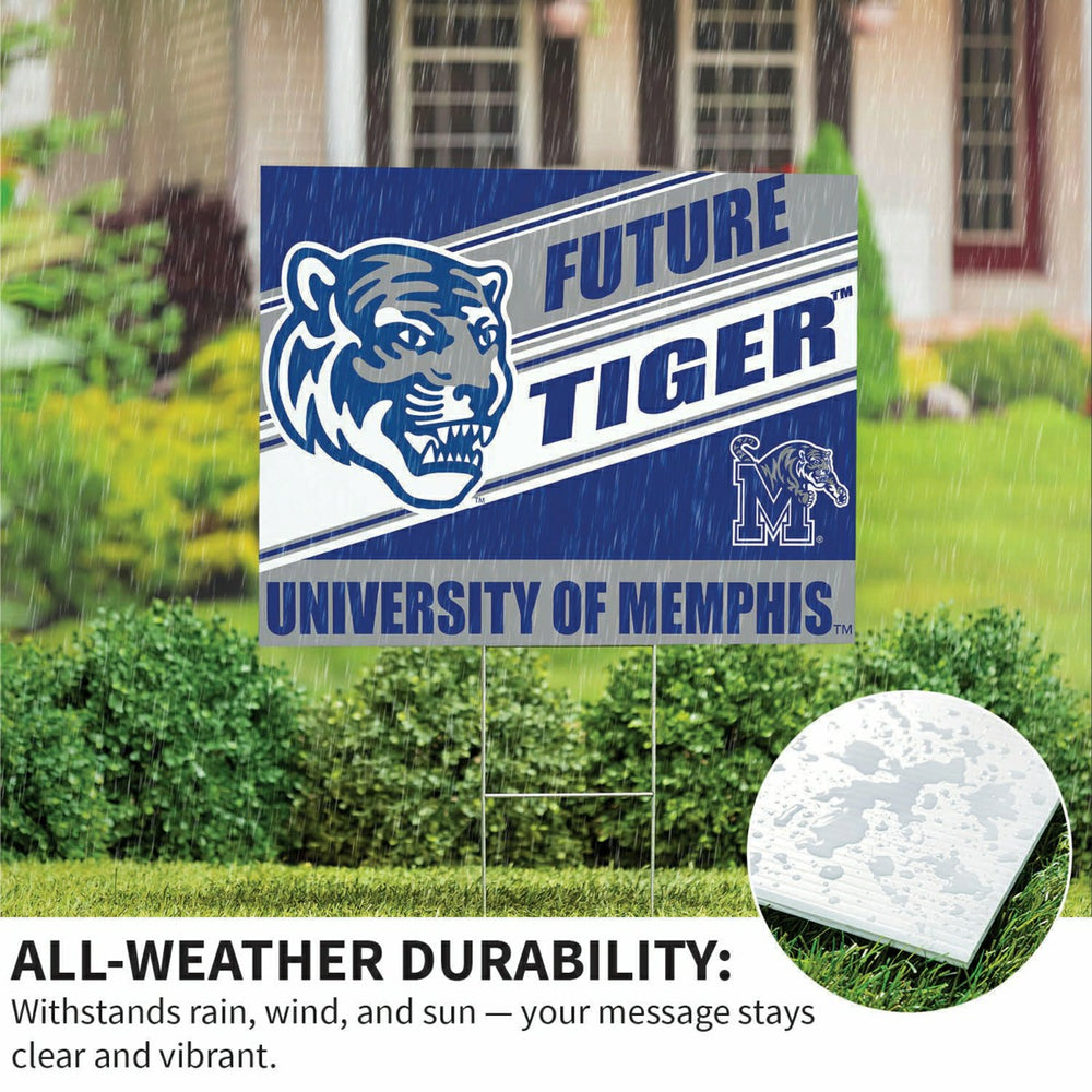University of Memphis Coroplast Yard Sign, Future Student - Collegiate Home