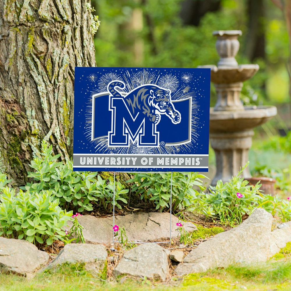University of Memphis Yard Sign, Patriotic - Collegiate Home