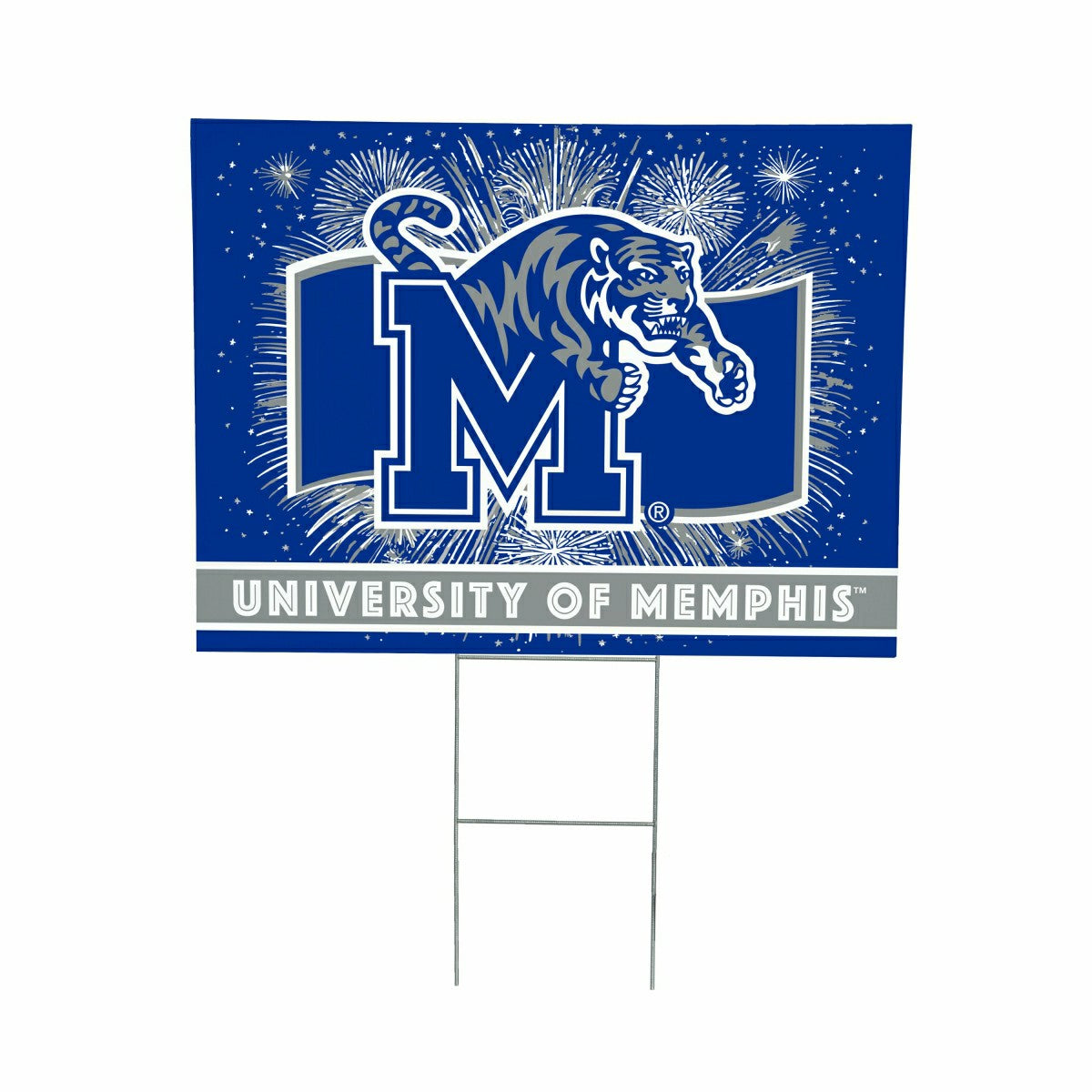 University of Memphis Yard Sign, Patriotic - Collegiate Home