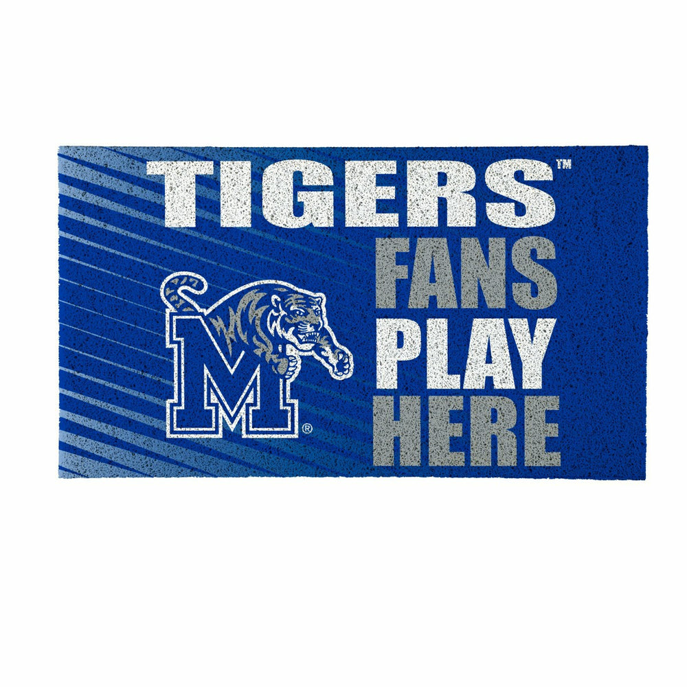 University of Memphis Fan Mat, 28"x16" - Collegiate
