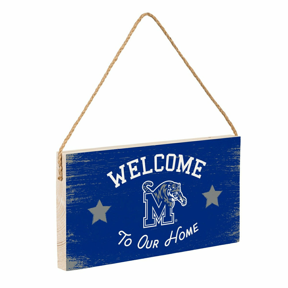 University of Memphis Wood Wall Sign, 6x11 - Collegiate Home