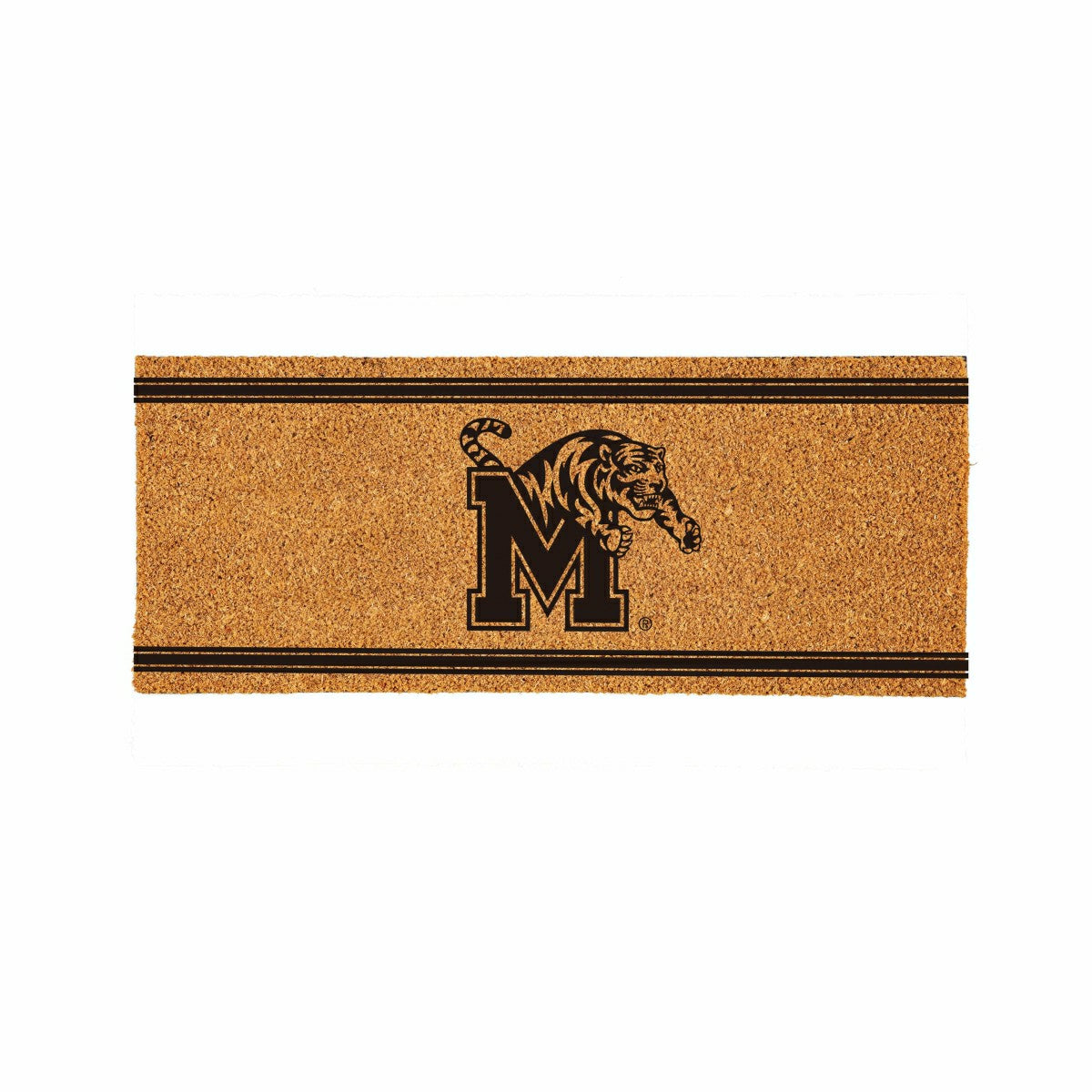 University of Memphis Extra Large One Color Coir Mat, 60"x24" - Collegiate