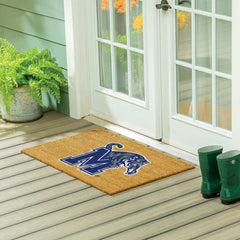 University of Memphis Large Full Color Coir Mat, 36"x24" - Collegiate