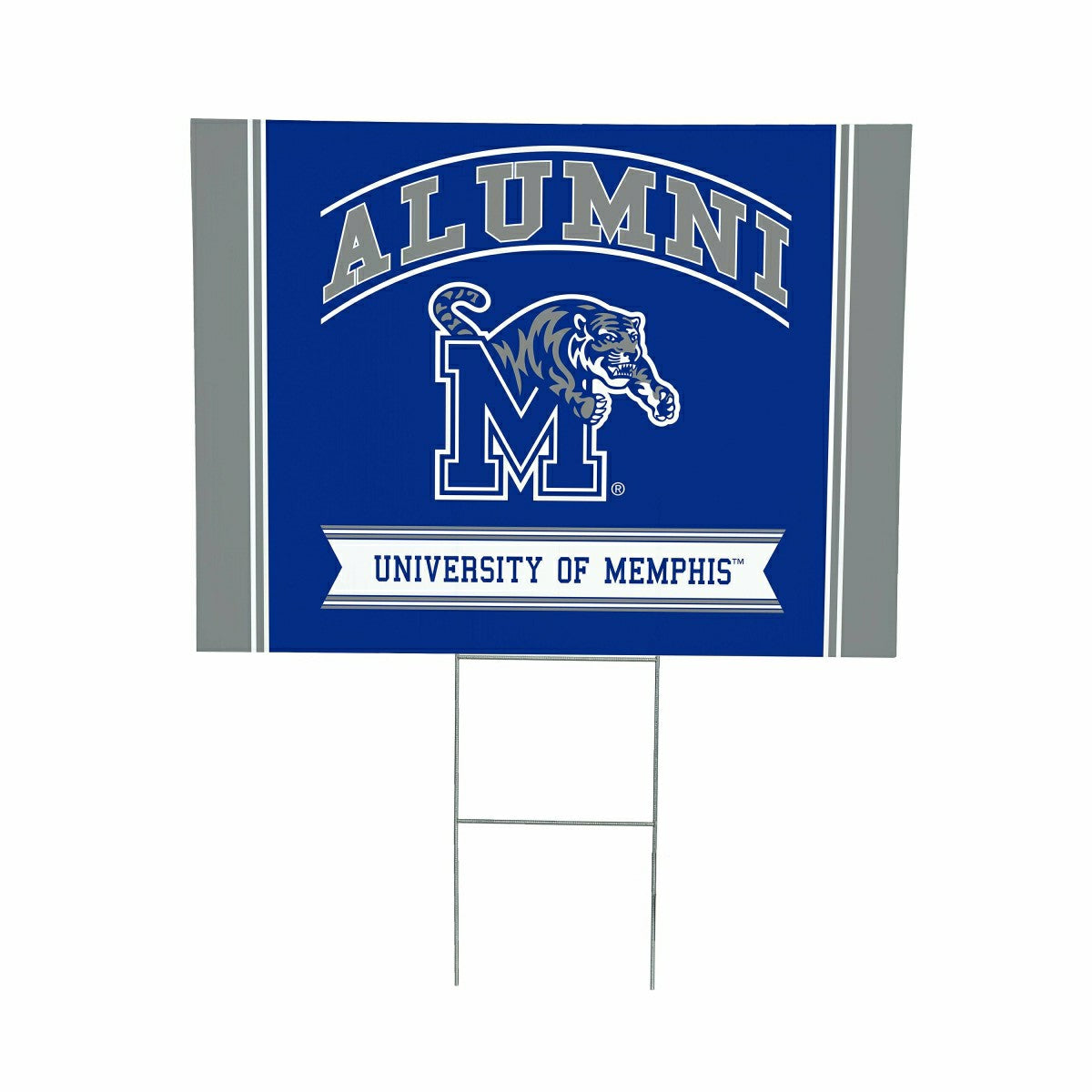 University of Memphis Coroplast Yard Sign Alumni - Collegiate Home
